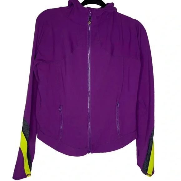 Lululemon Athletica Half Moon Purple Full Zip Jacket in Potion Purple Size 12 - Picture 2 of 10